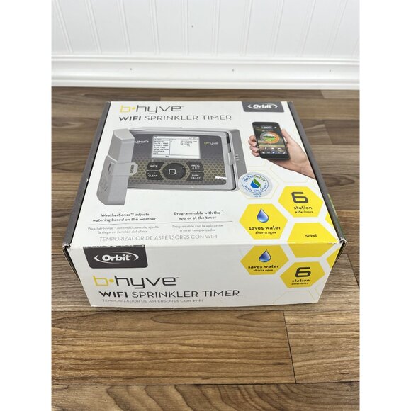 Orbit 57946 B-HYVE Indoor/outdoor 6 Station WiFi Sprinkler Controller TMR 9460OB - Picture 2 of 11